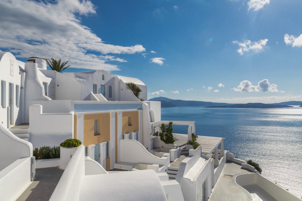 Breathtaking view of Santorini